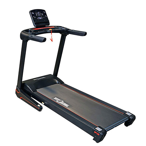 body solid best fitness bft25 treadmill back side view