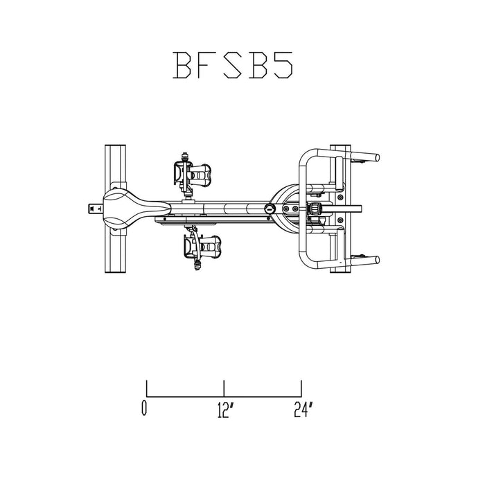 body solid bfsb5 indoor spin bike top view dimensions