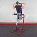 body solid bfvk10 vertical knee raise pull up