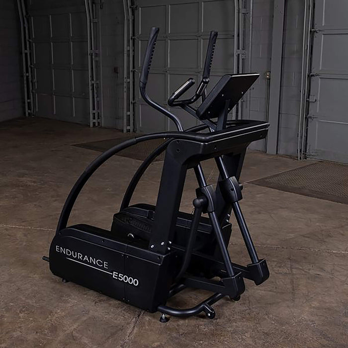 body solid endurance premium elliptical trainer e5000 front side view