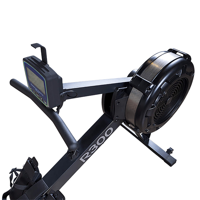 body solid endurance r300 rowing machine top view