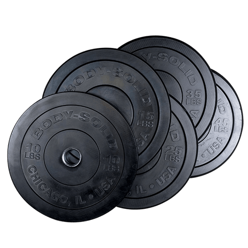 Body Solid Extreme Chicago Bumper Plates 10-45 Lbs. Singles