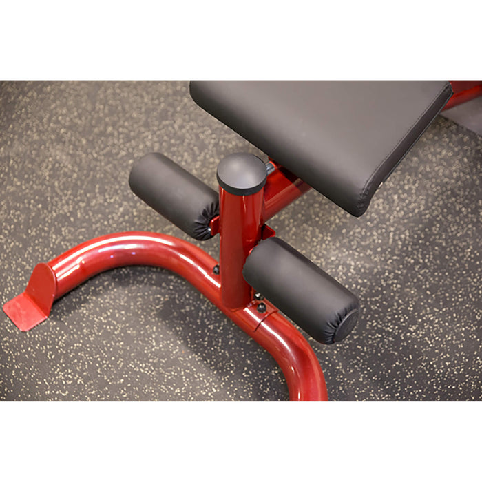 body solid flat incline decline bench gfid100 top view