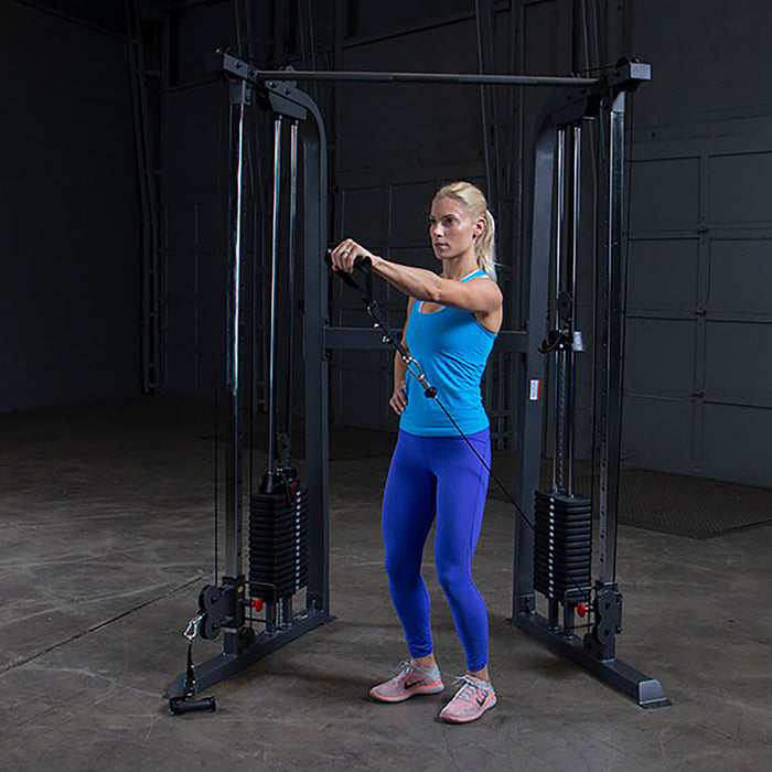 body solid functional trainer pft100 front delt raise