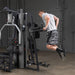 body solid g9s with gkr9 vertical knee raise attachment dips