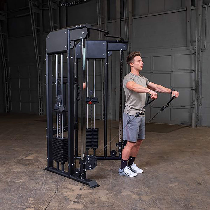 body solid gft100 functional trainer delt raise