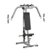 body solid gpm65 plate loaded pec machine front view
