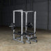 body solid gpr378 with bench and barbell