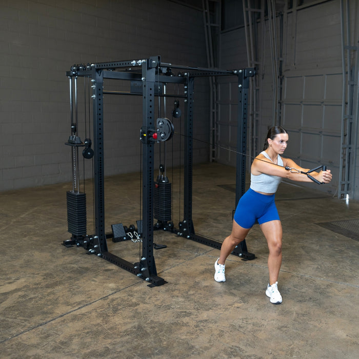 body solid gprfts power rack cable crossover workout