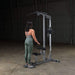 body solid lat machine glm83 woman triceps pressdown