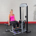 body solid leg extension curl machine bottom position