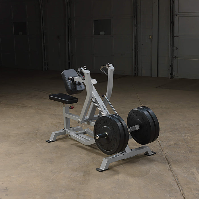 body solid leverage seated row machine lvsr with plates