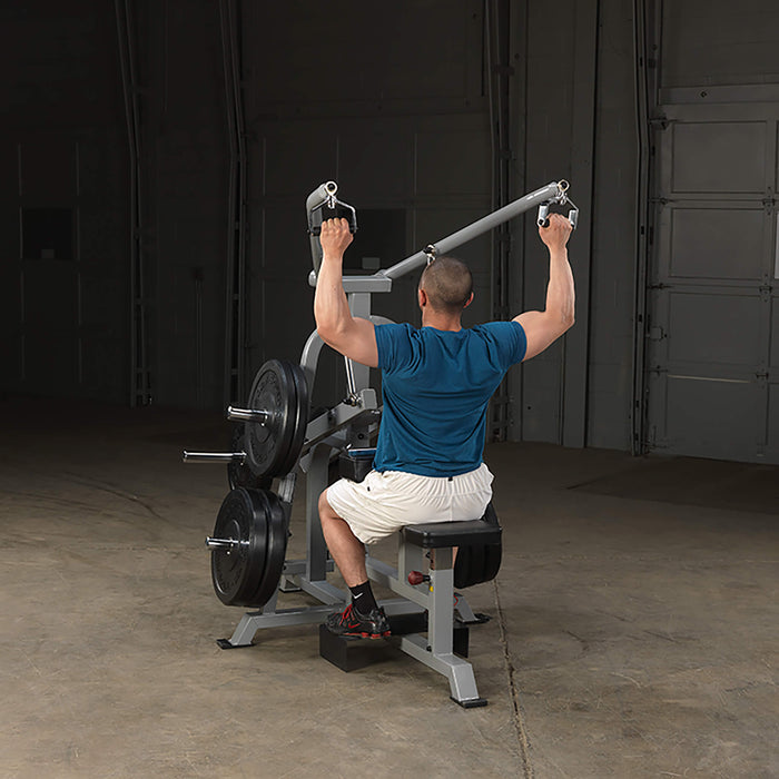 body solid lvla leverage lat pulldown triceps exercise