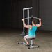 body solid powerline lat machine plm180x lat pulldown