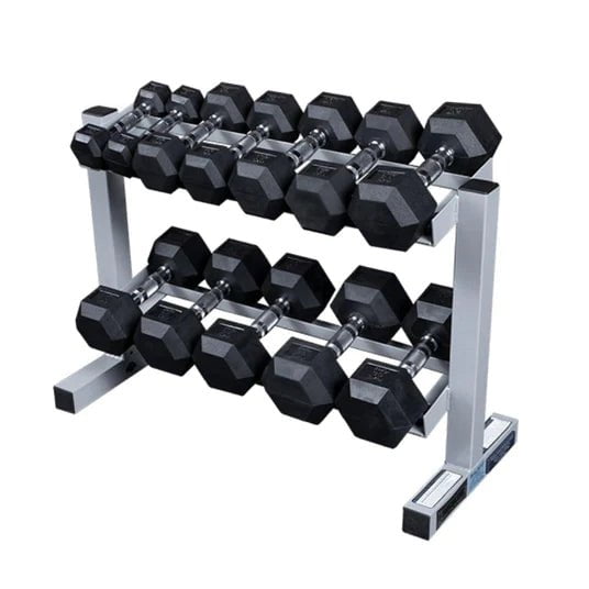 Body Solid Powerline PDR282X Two Tier Dumbbell Rack