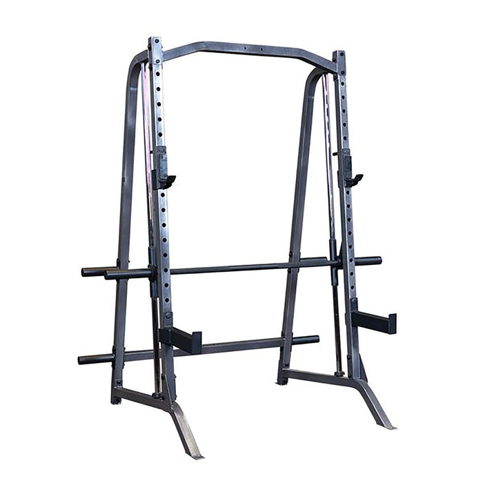 body solid powerline psm200 smith machine corner view empty