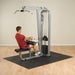 body solid pro clubline lat and mid row machine slm300g man low row