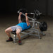 body solid pro clubline lvbp bench press exercise high