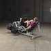 body solid pro clubline lvlp leg press exercise