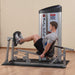 body solid pro clubline s2lpc leg press side view man