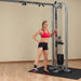 body solid pro clubline scc1200g cable crossover machine abductor