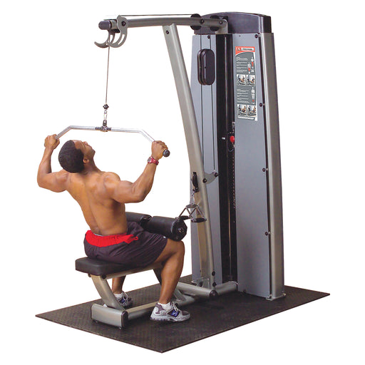 body solid pro dual dlat sf lat pull down mid row machine lat pulldown exercise