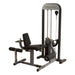 body solid pro select gcec stk leg extension leg curl machine front side view