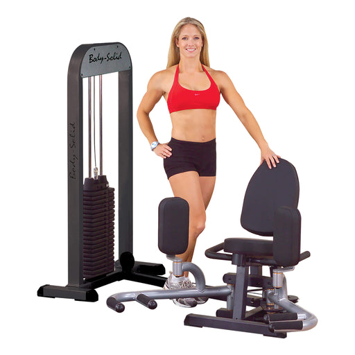 body solid pro select giot stk inner outer thigh machine front view