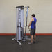 body solid s2cc cable column shrugs