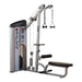 body solid s2lat pro clubline lat pull seated row corner view
