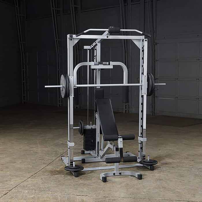 body solid smith machine gym psm1442xs with standard weight plates