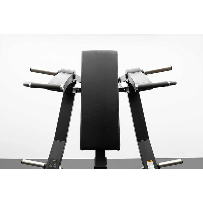 bodykore gr803 shoulder press machine plate loaded front view close up