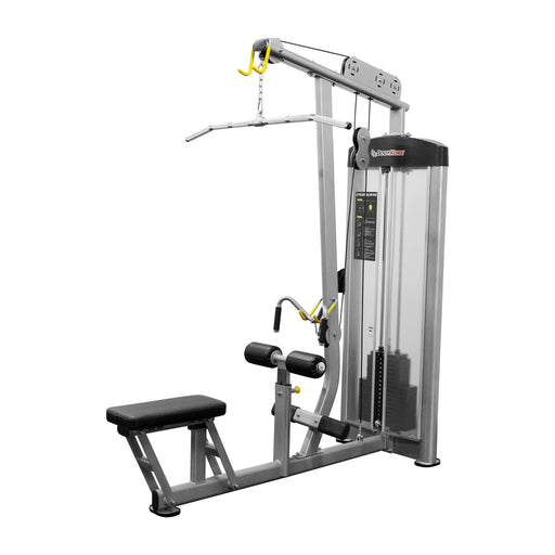 bodykore isolation series lat pulldown low row gr638 silver frame