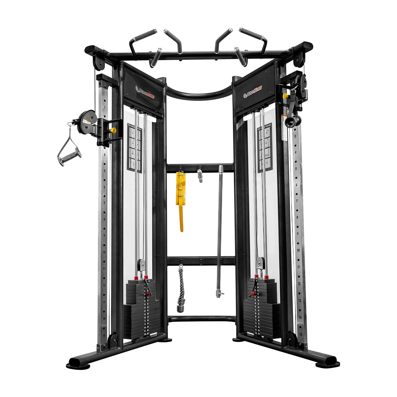 bodykore mx1161 functional trainer cable machine black frame