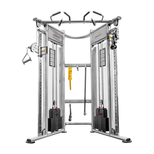 bodykore mx1161 functional trainer cable machine silver-frame
