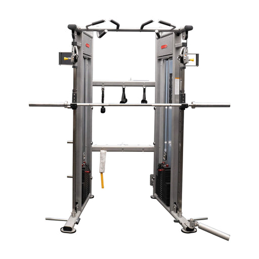 bodykore mx1161ex dynamic functional trainer with squat rack front view