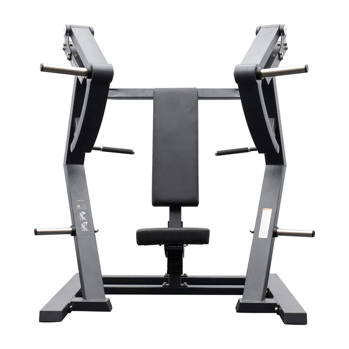 bodykore stacked series plate loaded chest press machine gr801 front view close up