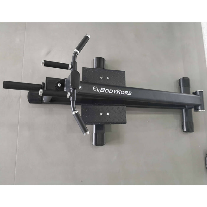 bodykore t bar row g273 without olympic plates top view