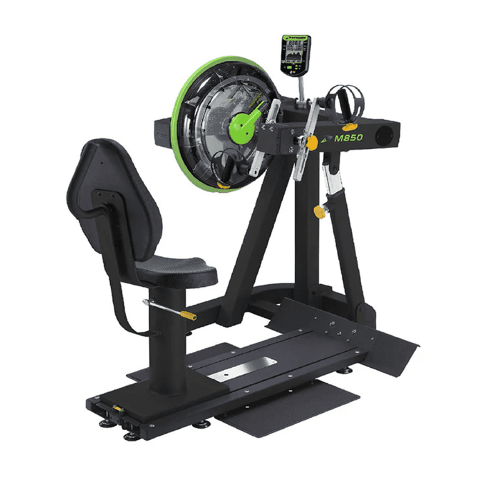 dynamic fluid m850 ube upper body ergometer seated position