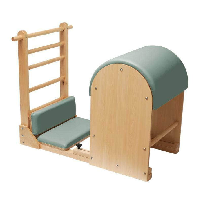 Elina Pilates Ladder Barrel Elite With Wooden Base Green (Custom)