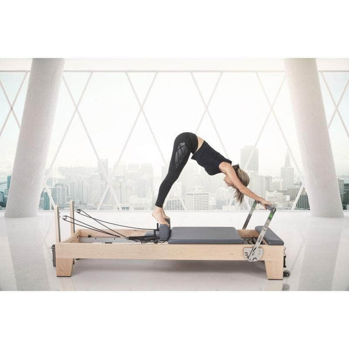 elina pilates wood reformer machine with tower workout