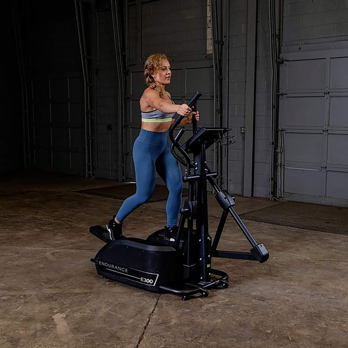 endurance e300 elliptical trainer 8 inch step up height