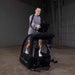endurance premium elliptical trainer e5000 man exercise front view