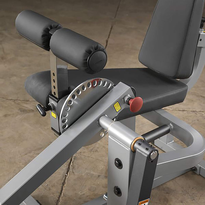 gcec340 leg extension and curl machine rollers