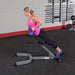 ghyp345 45 back hyperextension forward with dumbbells