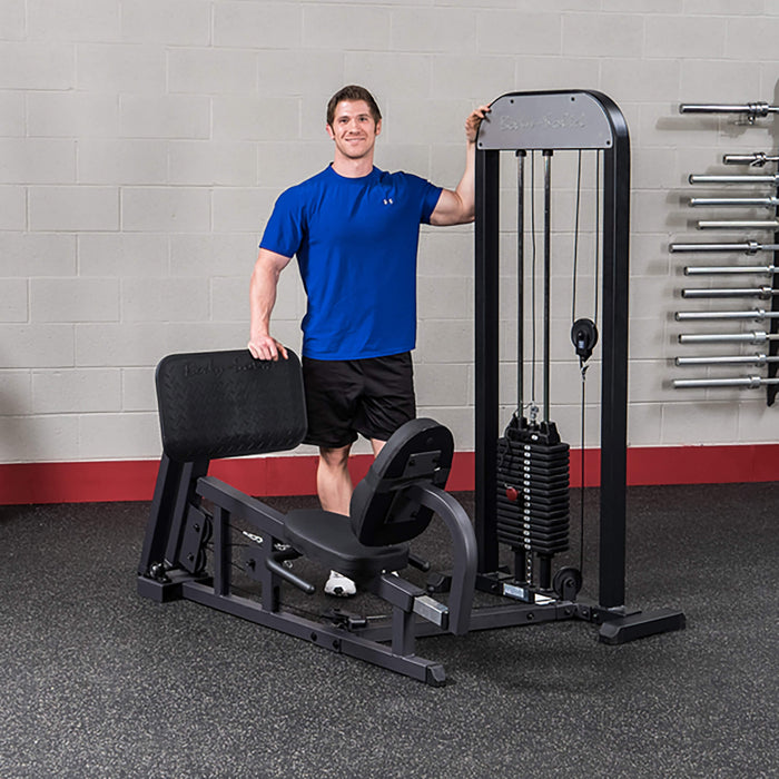 glp stk pro select leg and calf press machine with model