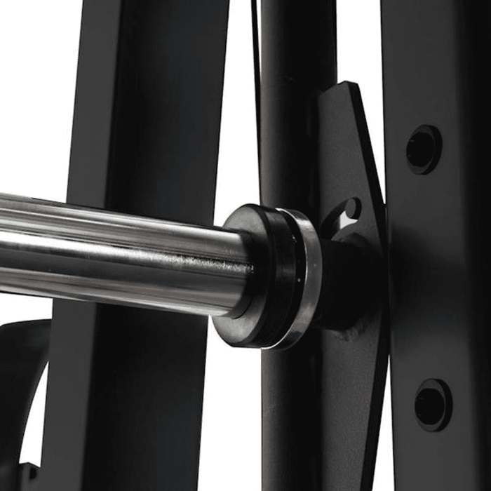 inflight fitness counter balanced smith machine barbell closeup