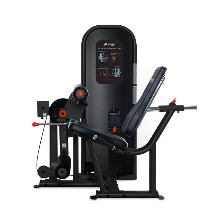 Inflight Fitness Seated Leg Extension and Curl Machine