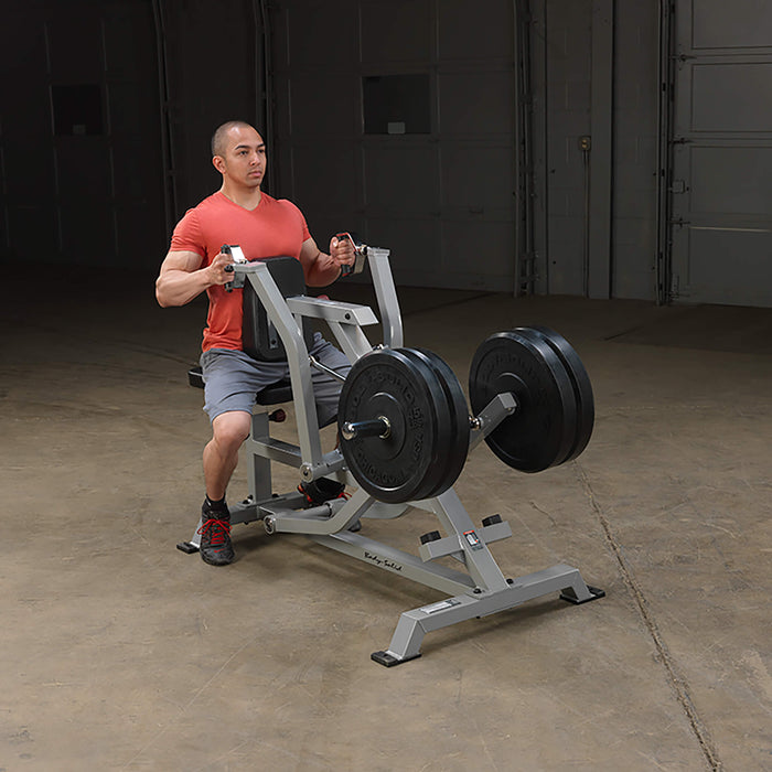 lvsr leverage seated row machine pro clubline exercise