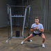 pft50 powerline single stack functional trainer side lunge